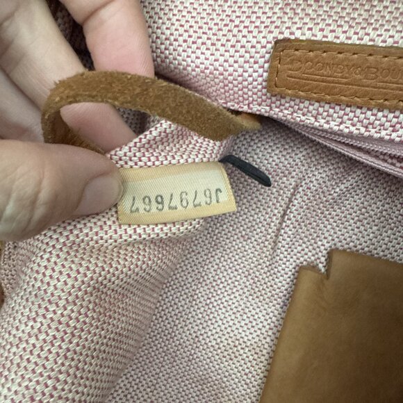 Dooney & Bourke Leather Caramel Bag Logo Lock Hobo Pebble Grain Handbag READ - Picture 12 of 12